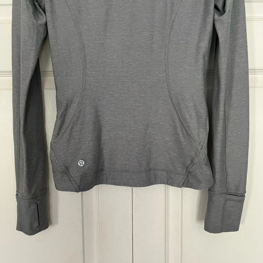 {Lululemon} Precision Jacket in Heathered Battleship - Women's 6